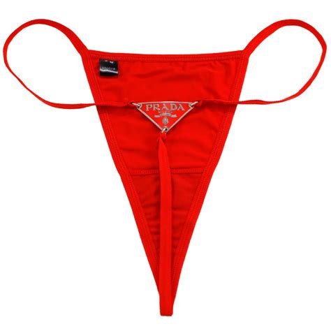 prada string tanga|Prada.